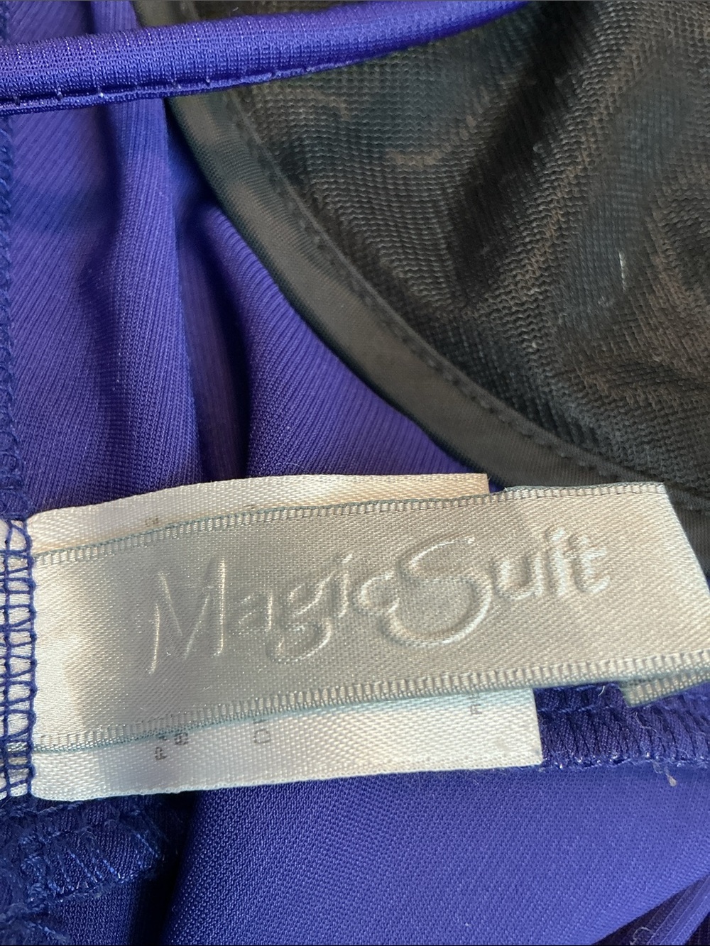 Magicsuit  Vibrant Purple Underwire Swimsuit size 14DD - Picture 4 of 6